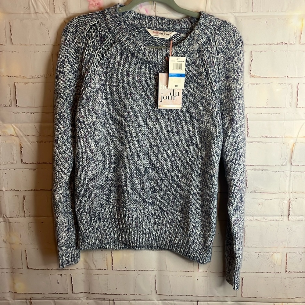 BELLEDU JOUR Knitted acrylic sweater size Xl NWT